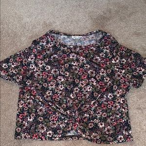 Simple floral tee